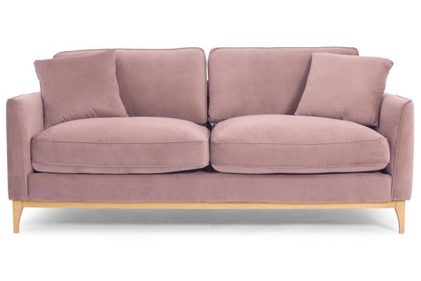 Kanapa sofa trzyosobowa do salonu LIVERPOOL III- pudrowy róż