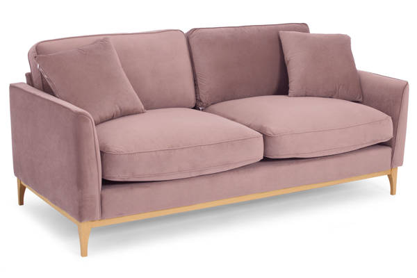 Kanapa sofa trzyosobowa do salonu LIVERPOOL III- pudrowy róż