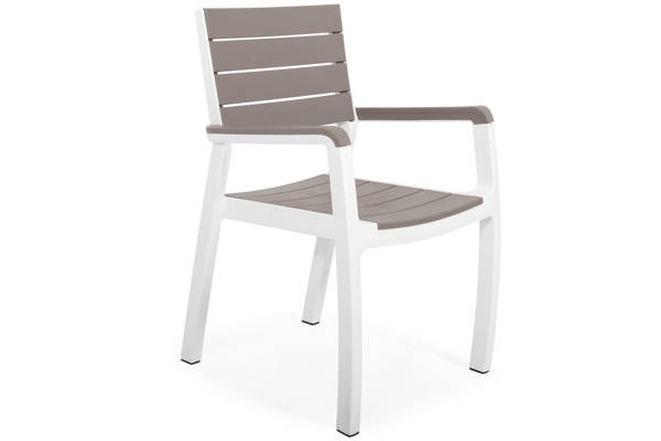 Krzesło ogrodowe fotelowe HARMONY - cappuccino