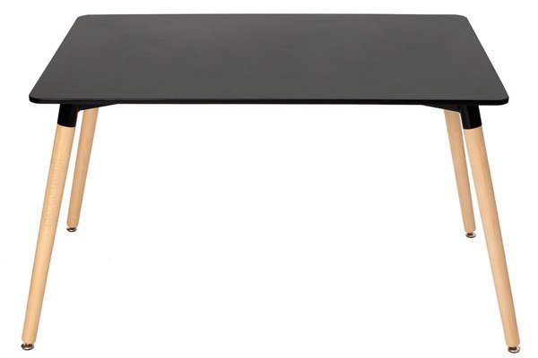 Nowoczesny duży stół MEDIOLAN 120x80 - czarny