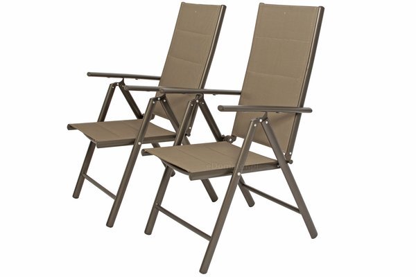 OUTLET - Meble ogrodowe MODENA Stół i 6 krzeseł - Brązowy