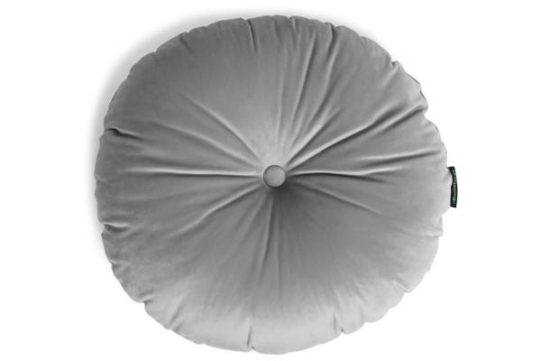 Okrągła poduszka OLIWIA 45 cm - szara