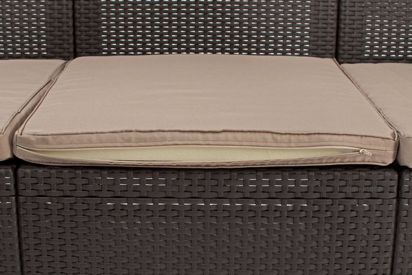 Sofa ogrodowa CORFU Max Love Seat 3-osobowy - brązowa