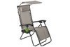 OUTLET - Leżak Zero Gravity ARUBA z daszkiem - szary